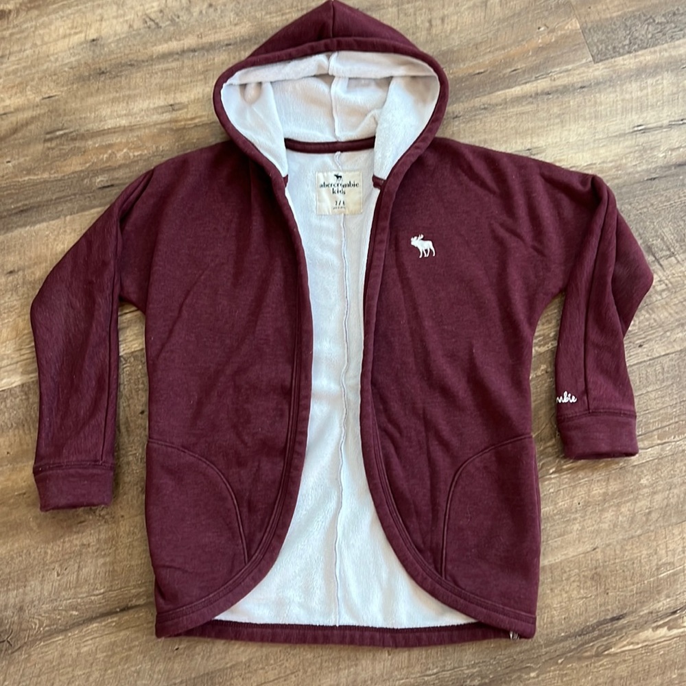 Hooded Cardigan Sweatshirt